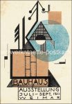 Litho &#8211; Bauhaus Ausstellung #9 &#8211; Rudolf Baschant &#8211; 1923 (Lichtverlust)