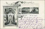 Lot über 350 AK Österreich viel Niederösterreich, Steiermark, KuK Gebiete eine Adresse mit Lithos in altem Album &#8211; 1893/1905 &#8211; color/sw