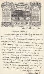 Briefbogen &#8211; Feldkirch Hotel zum Bären &#8211; 1896