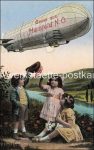 Hainfeld Leporello Zeppelin &#8211; um 1914