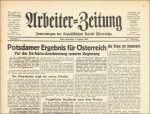 Lot ca. 150 Zeitungen Österreich ua. Arbeiterzeitung #1-125 (2 fehlen) &#8211; meist 1945