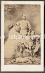 Kaiser Franz Josef mit Familie &#8211; CDV nach Zeichnung Joseph Bermann &#8211; um 1865
