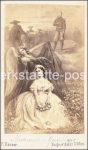 Kaiser Max und Charlotte &#8211; CDV nach Zeichnung P. Kaeser &#8211; um 1870