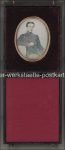 Daguerreotypie/Ambrotypie 1850/1855 &#8211; 1x (Daguerrotypie) Klapprahmen Männerporträt &#8211; 1x (Ambrotypie) Frauenporträt &#8211; 6x5cm