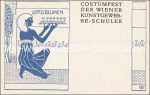Litho &#8211; Wiener Kunstgewerbeschüler Costümfest &#8211; um 1900