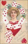 Set 4 AK Spielkarten USA &#8211; 1910 &#8211; color