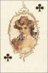 Set 4 AK Spielkarten Seide &#8211; um 1905 &#8211; color