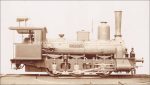 Lokomotive Oswiecim (Auschwitz) um 1890/1910 + 3 andere Lokomotiven großformatig