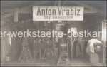 Salzburg um 1920 &#8211; Anton Vrabiz Seilermeister am Waagplatz &#8211; 2 Fotos 1 x Ak-Format auf Karton 12,7 x 15,2 cm
