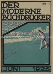 Der moderne Buchdrucker &#8211; 9 Hefte &#8211; 1925