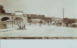 Fotokarte &#8211; Döblinger Stadtbrücke Stadtbahn &#8211; um 1900