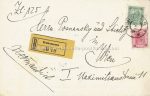 Hohenems Rekobrief nach Wien &#8211; um 1906