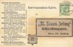 PP &#8211; Inserentenpostkarte Wien &#8211; 1910