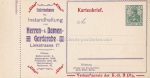 Inserentenkartenbrief Serie XVlll Berlin &#8211; um 1906