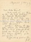 Lot 7 Karten und Briefe ua. unterzeichnet Cosima Wagner etc. &#8211; 1899/1901