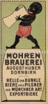 Bierzettel &#8211; Dornbirn Mohren Brauerei &#8211; 1900