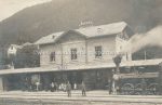 Fotokarte &#8211; Waldegg Bahnhof &#8211; um 1910