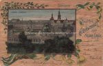Holzoptikkarte &#8211; Dresden &#8211; um 1900