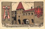 Brixen &#8211; Sonnentor sig. WS &#8211; um 1912