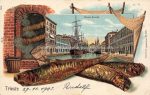 Trieste &#8211; Canale Grande &#8211; Prägekarte &#8211; 1905