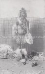 Fotokarte &#8211; Südafrika &#8211; Witch Doctor &#8211; um 1910