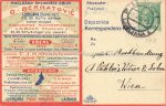 PP &#8211; Inserentenpostkarte Laibach &#8211; 1908