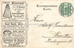 PP &#8211; Inserentenpostkarte Wien &#8211; 1908
