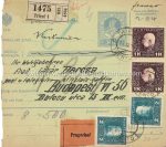 Postbegleitadresse Trient &#8211; 1915