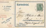 Inserentenkartenbrief &#8211; Dortmund Ausgabe 1 &#8211; um 1907