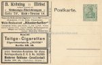 Inserentenkartenbrief &#8211; Berlin &#8211; um 1908