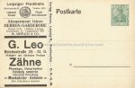 Inserentenkartenbrief &#8211; Leipzig &#8211; um 1908