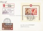 Rekobrief &#8211; Schweiz Winterhilfe Block &#8211; 1942