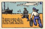 Set 6 AK Hugo Stinnes Linien mit Umschlag &#8211; um 1925/30 &#8211; color