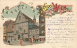 Lot über 800 AK Wien l. Bezirk mit Details, mit Lithos &#8211; 1898/1950 &#8211; color/sw