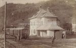 Fotokarte &#8211; Schruns Bahnhof &#8211; 1905