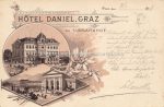 Graz &#8211; Südbahnhof Hotel Daniel &#8211; 1898