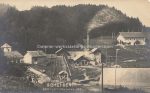 Fotokarte &#8211; Scheiben Sortierungsanlage Bergbau &#8211; um 1910