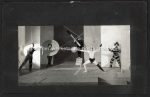 Foto auf Karton &#8211; Bauhaus Bühnenbild &#8211; Oskar Schlemmer um 1927 &#8211; Foto Consemüller 130&#215;170 mm