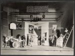 Rudolf Opitz &#8211; um 1930 &#8211; Foto Bühnenbild Cervantes &#8211; Eichendorff Zwischenspiele &#8211; 230&#215;170 mm