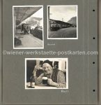 8 Fotos Privatalbum Leoben + Gösser Brauerei um 1950 &#8211; Montanistische Universität und 18 Fotos Gösser Brauerei &#8211; Album defekt