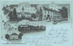 Litho &#8211; Brunnsee Post Weitersfeld &#8211; 1899
