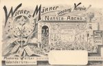 Wiener Männer Gesangsverein Narren Abend &#8211; 1903