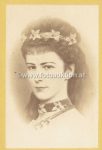 CDV Kaiserin Elisabeth Sisi um 1880 &#8211; Foto von Gemälde &#8211; Karton beschnitten