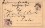 Judenburg &#8211; Express Karte nach Leoben &#8211; 1894