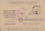 Ostpreussenfeldpost nach Pischelsdorf &#8211; 24.2.1945