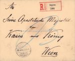 Sopron Hofpostbrief nach Wien &#8211; 1896
