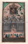 Maria Zell Altar &#8211; 19. Jh &#8211; Heiligenbild 65 x 110 mm