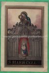 Maria Zell Altar 19. Jh &#8211; Heiligenbild 80 x 118 mm