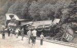 Lot 3 Fotokarten &#8211; Bad Aussee Eisenbahnunfall &#8211; Foto Moser &#8211; 1913 &#8211; sw