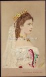CDV Kaiserin Elisabeth Sisi koloriert um 1860 &#8211; Foto Rabending und Monckkhoven Wien &#8211; fleckig